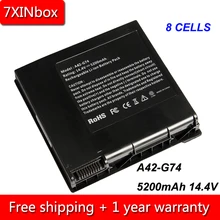 7 xinbox 8 ячеек 5200 мАч 14,4 V A42-G74 Аккумулятор для ноутбука ASUS G74 G74J G74JH G74S G74SW G74SX серии ICR18650-26F LC42SD128