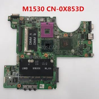

Free shipping For M1530 laptop motherboard CN-0X853D 0X853D X853D PM965 256M DDR2 working well