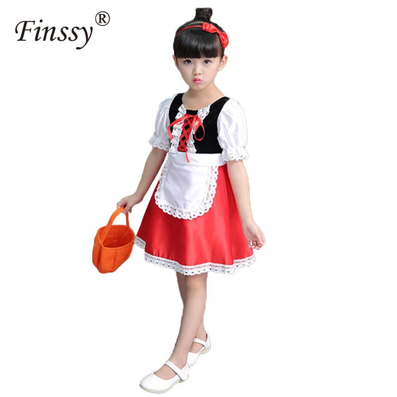 Сказочная Красная Шапочка; маскарадный плащ; юбка на Хэллоуин; карнавальный костюм принцессы; костюмы для девочек