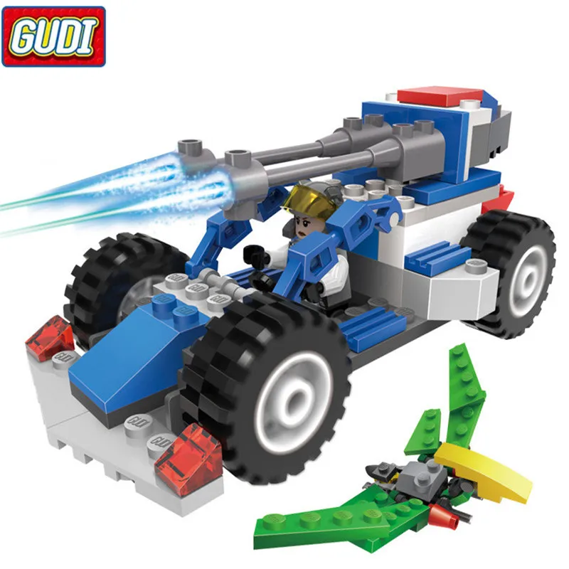 

125pcs Earth Border Series Car Building Block Brick Toy 8209A