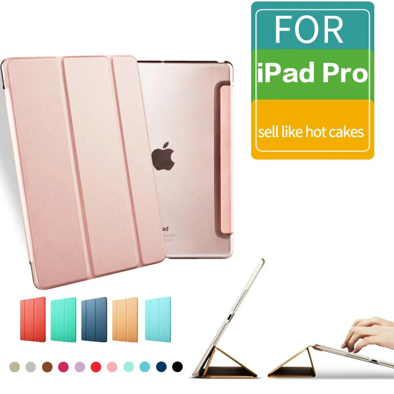 Для IPad Pro 12 9 чехол все в одном корпус кожаный для Apple ультра тонкий дюймов Чехол Smart