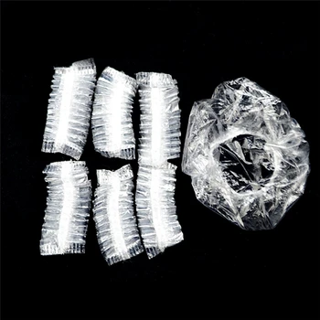 

1pack Portable Hairdressing Earmuffs Disposable Waterproof Earmuffs Ear Cover transparent