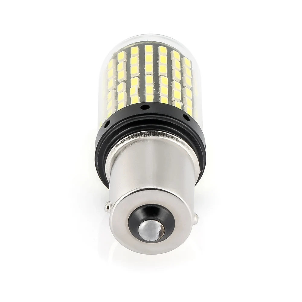 2 шт. светодиодный светильник 1156 3014 144SMD BA15S BAU15S PY21W светодиодный светильник сигнала поворота s лампа Canbus без ошибок Янтарный Желтый противотуманный светильник без вспышки