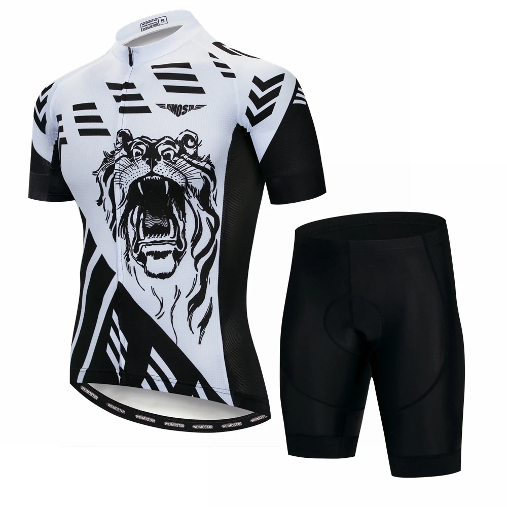 black and white cycling jersey