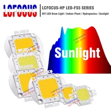 1 Вт 3 Вт 5 Вт 10 Вт 20 Вт 30 Вт 50 Вт 100 Вт светодиодный COB чип полный спектр солнечного света 380-840nm для выращивания растений в помещении