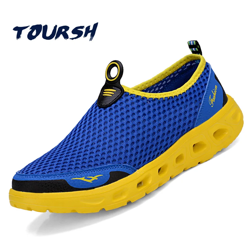 TOURSH Aqua Shoes Men Summer Beach Shoes Water Shoes For Men Sports ...