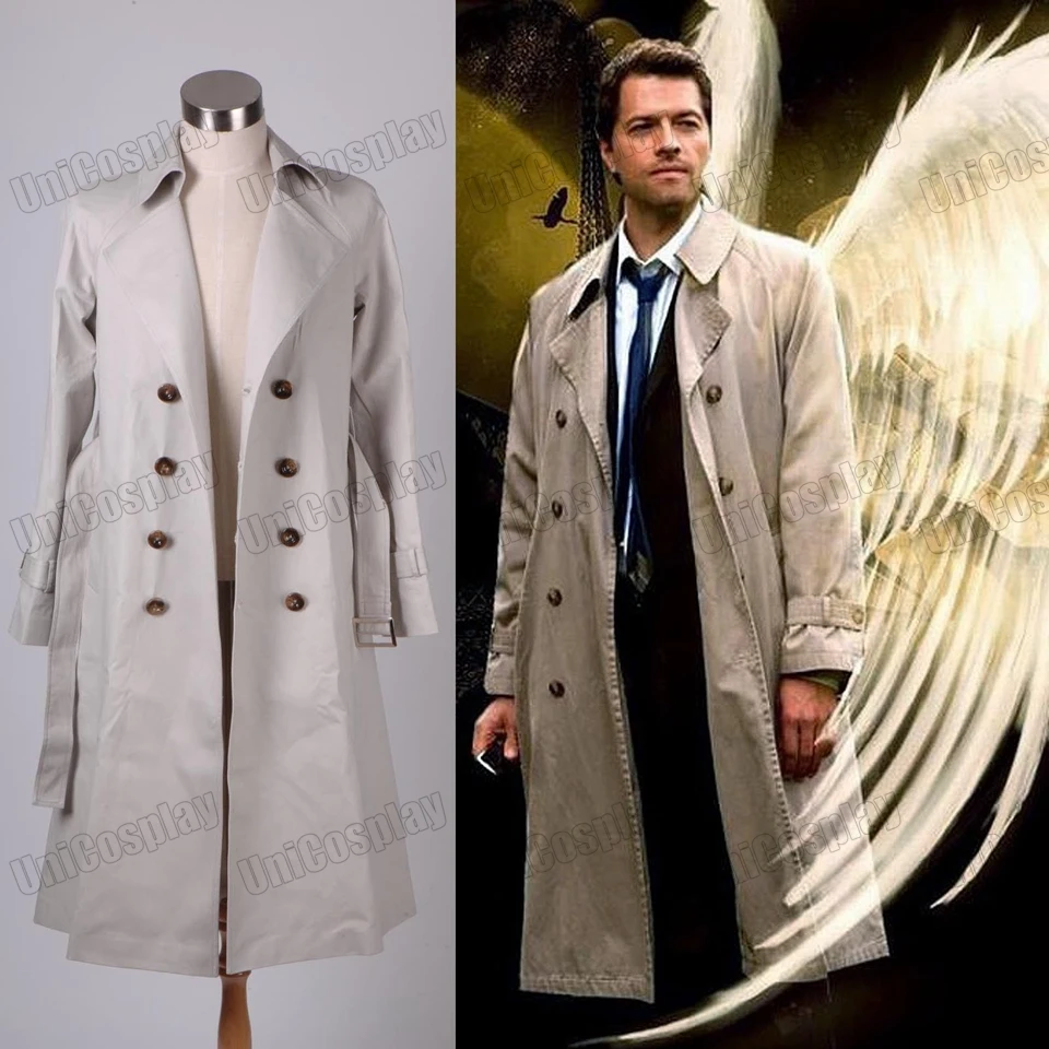 

Supernatural Castiel Twill Trench Coat Costume