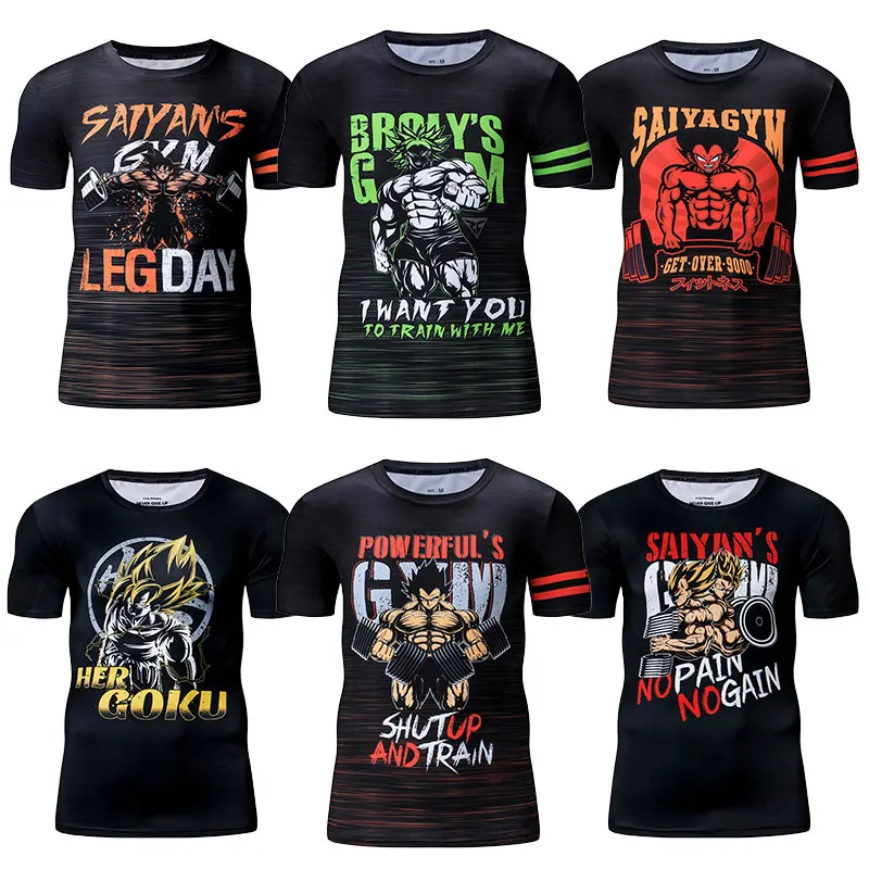 Цена Dragon Ball хип хоп 3d принтер футболка мужские футболки мода 2017 Лето для мужчин странные вещи плюс размер o образным вырезом Забавные футболки