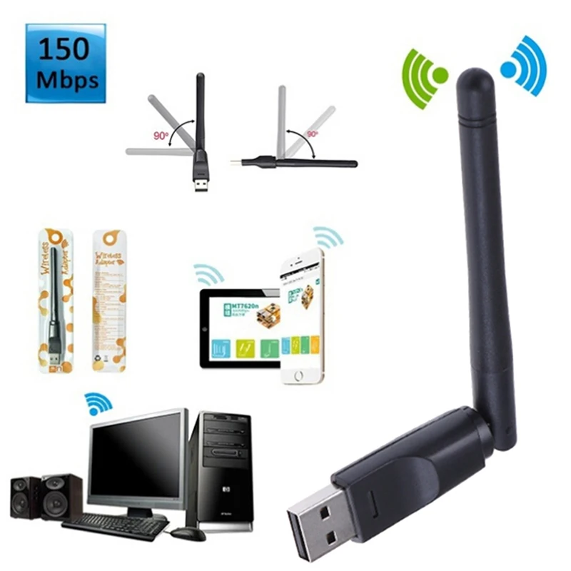 Беспроводная сетевая карта RT7601 150M USB 2 0 WiFi 802 11 B/g/n адаптер локальной сети с