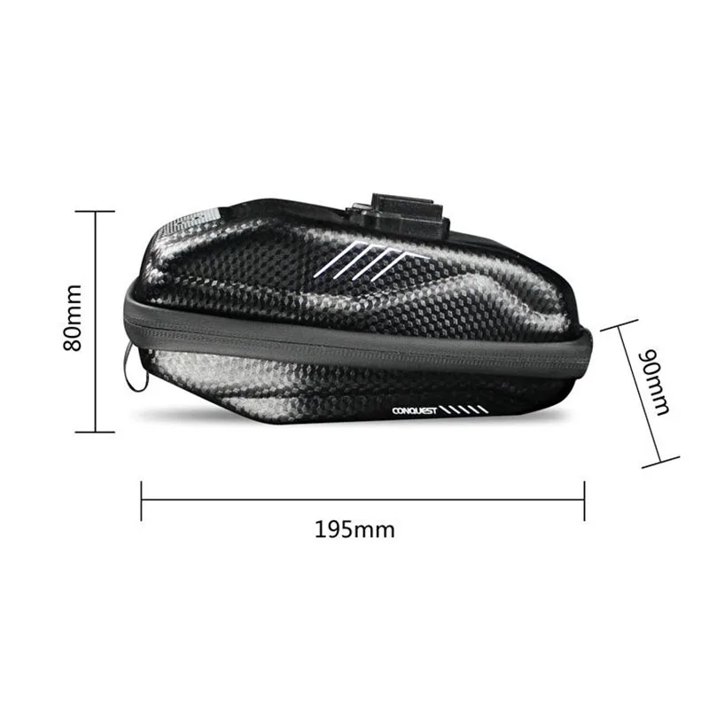 

Container Rear Organization Bicycle Tools Pouch Polyurethane Leather MTB Mountain Bike Saddle Tail Bag