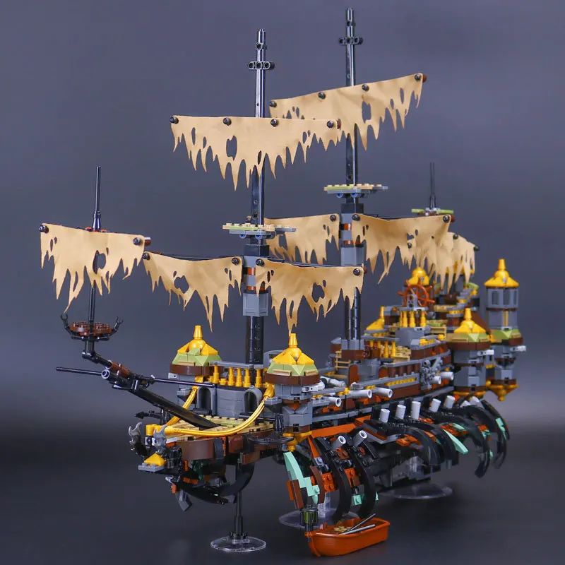 

DHL Lepin 16042 2344Pcs Pirate Ship Series The Slient Mary Set Children Educational Building Blocks Bricks Toys Model Gift 71042