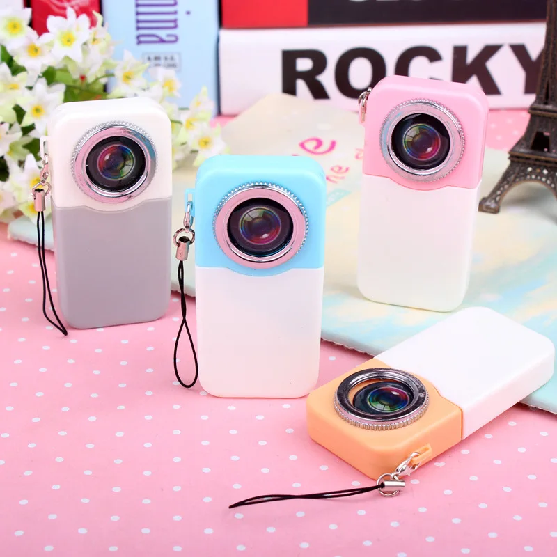 

2019 Hot 4Pcs Mini Camera Shape Stationery Ball Point Pens For Kids Student Color Random