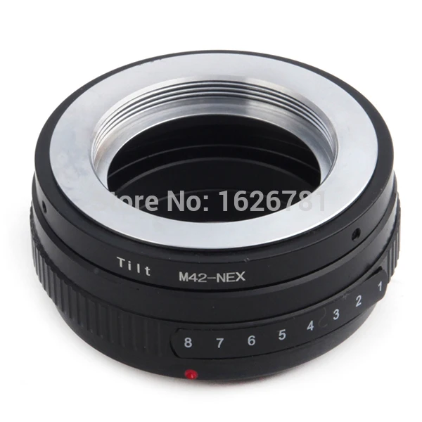 Tilt Lens Adapter Suit M42-NEX For to Sony E Mount NEX For A5100 NEX-5T NEX-3N NEX-VG30 NEX-EA50