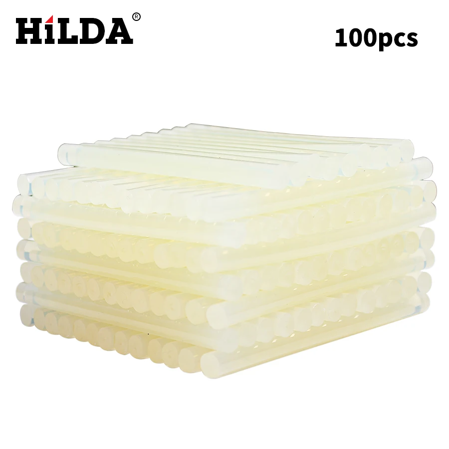 HILDA 100 шт./компл. 7 мм x термоплавкие клеевые палочки для электрического клеевого
