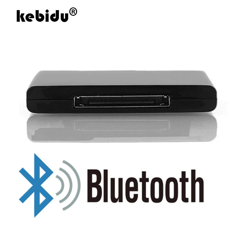 

Kebidu Original Portable Bluetooth A2DP Music Audio 30 Pin Receiver Adapter Speaker for Smart Phone Dock Audio Music Receiver