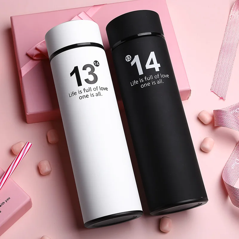 Thermos Cup Stainless Steel Vacuum Cup Thermos Drink Bottle Lady Thermo Mug Tea Infuser Insulated Tumbler