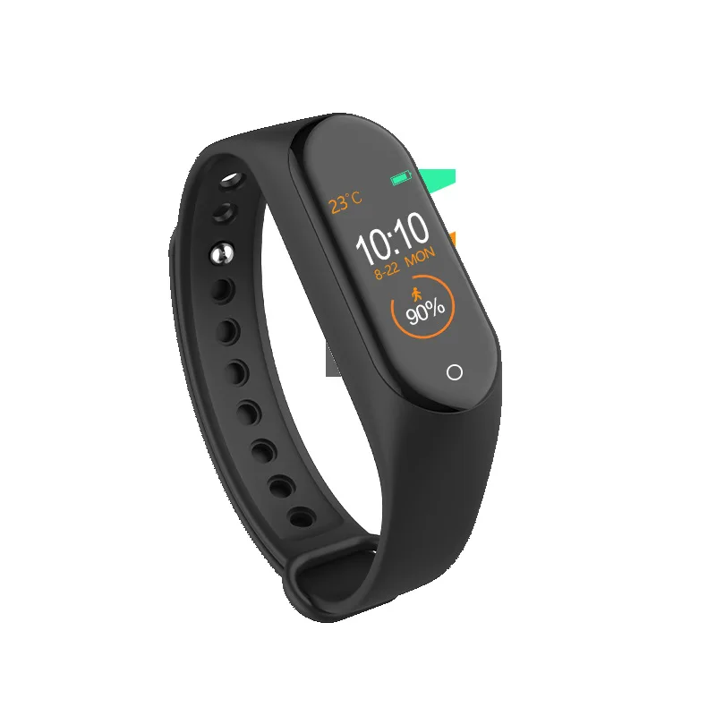 

M4 Smart Bracelet Wristband with Heart Rate Monitor Blood Pressure Fitness tracker Pedometer Watch Band for IOS Android pk M3