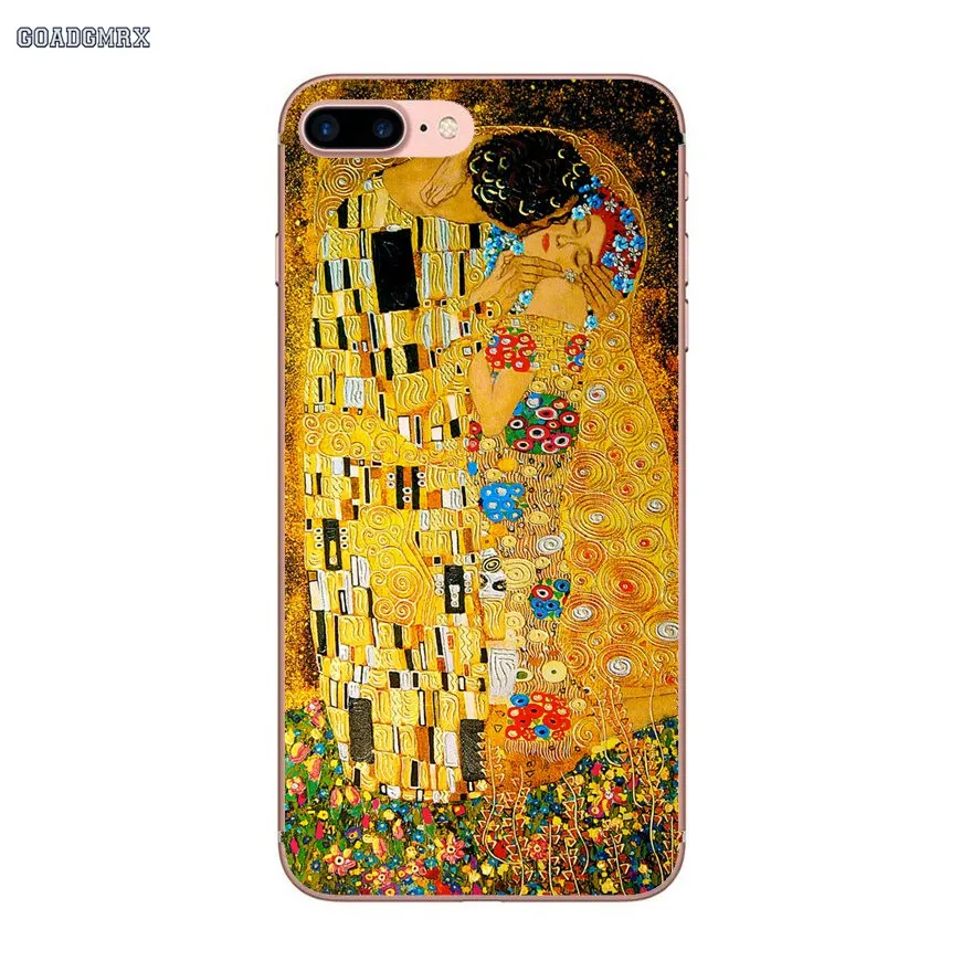 Для Huawei P Smart G7 G8 P7 Mate 10 P20 Pro P8 P9 P10 Lite Mini GR5 2017 Gustav Klimt Ретро узор дизайн ТПУ прозрачный