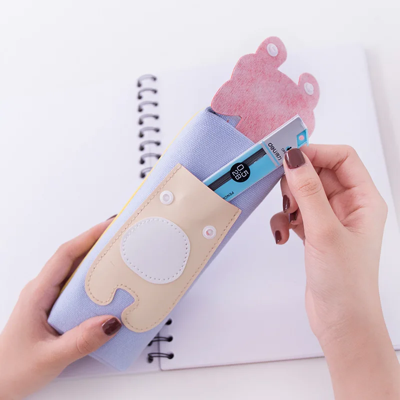 Забавный 3D чехол для карандашей с изображением лежащего кота органайзер