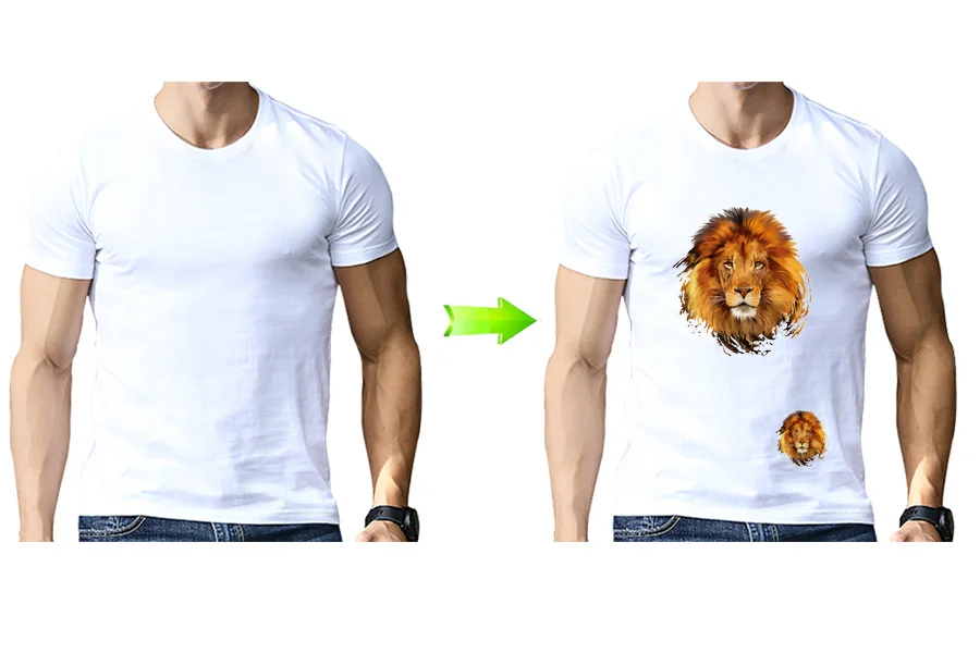 2 Pieces Lion Patches Dog Tiger Iron On Transfer A-level Washable Household DIY Stickers Patch Decoration Gift for Girl Boy 4