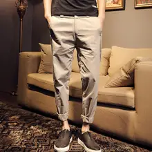 Новинка, популярные мужские штаны, модные повседневные штаны, мужские дизайнерские Хлопковые Штаны-шаровары высокого качества, M-XXL