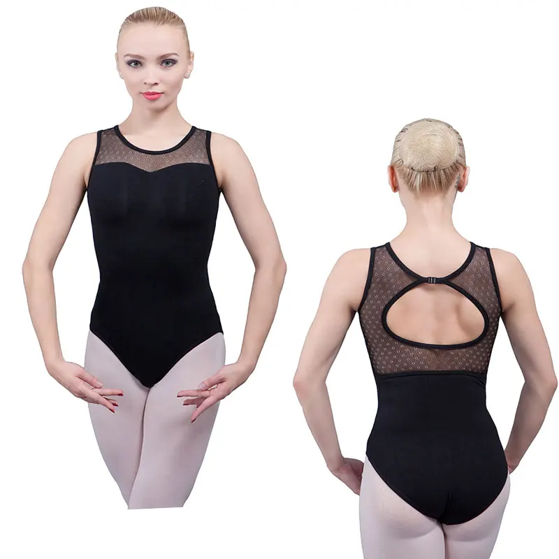 Ladies Dance Leotard DL011 Black Cotton