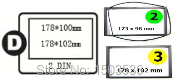 CARAV 11-364 Car Radio Installation Trim Fascia Panel