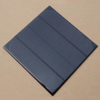 

BUHESHUI 4.5W 6V Monocrystalline Solar Panel Small Solar Power 3.6V Battery Charge Solar Led Light Solar Cell 5pcs Free Shipping