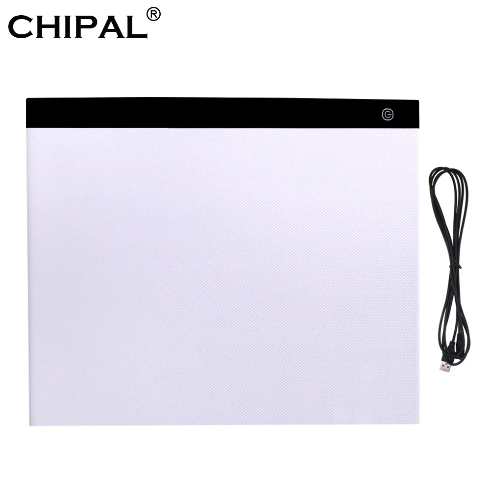 CHIPAL A3 планшет для рисования цифровой графический Планшеты светодиодный