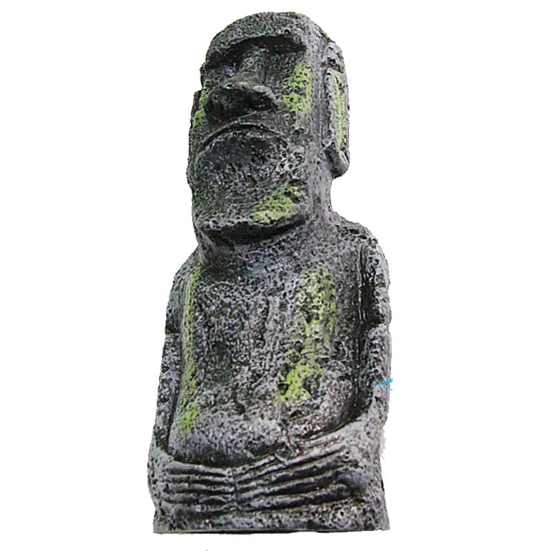 Большой подарок 1 шт. статуя с горы Пасхи Moai украшение для дома аквариумный
