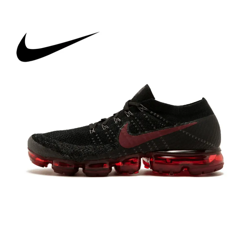 Original Authentic Nike Air VaporMax Be True Flyknit Men's Running Shoes Breathable Outdoor Sports Shoes 2019 New 849558-013 Original Authentic Nike Air VaporMax Be True Flyknit Men's Running Shoes Breathable Outdoor Sports Shoes 2019 New 849558-013