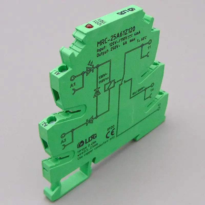 

Intermediate relay 110V 120V 6A MRC-25A61Z120 1NO 1NC