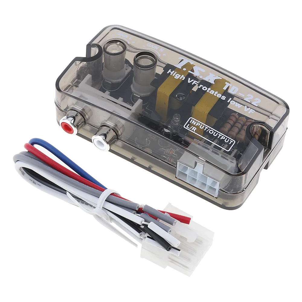 

RCA Car Subwoofer High Frequency to Low Frequency Converter with Time Delay Function