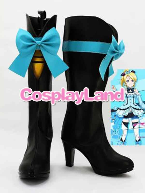 

Customize Boots Love Live ! Kira Kira Sensation Ayase Eli Cosplay Boots Cosplay Costume Anime Party Shoes