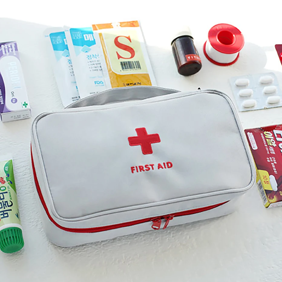 Большая емкость путешествия на открытом воздухе аптечка медицинский набор первой помощи сумка для выживания обертывание снаряжение Охота сумка для хранения красный белый