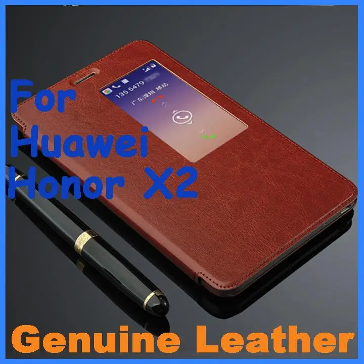 bilder für Aus echtem Leder Hohe Qualität Für Huawei Honnor X 2 Leder fall Flip-Cover für Huawei Ehre X2 Business Abdeckung Ansicht Fenster bilder für Aus echtem Leder Hohe Qualität Für Huawei Honnor X 2 Leder fall Flip-Cover für Huawei Ehre X2 Business Abdeckung Ansicht Fenster
