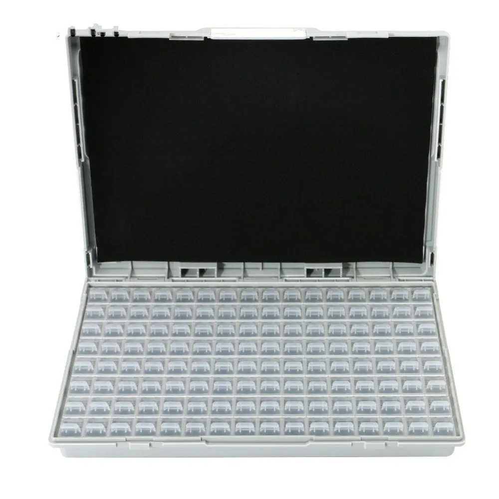 

Enclosure SMD SMT IC Resistor Capacitor Electronics Storage Case Organizers ESD Safe Precision Component Enclosures Boxes