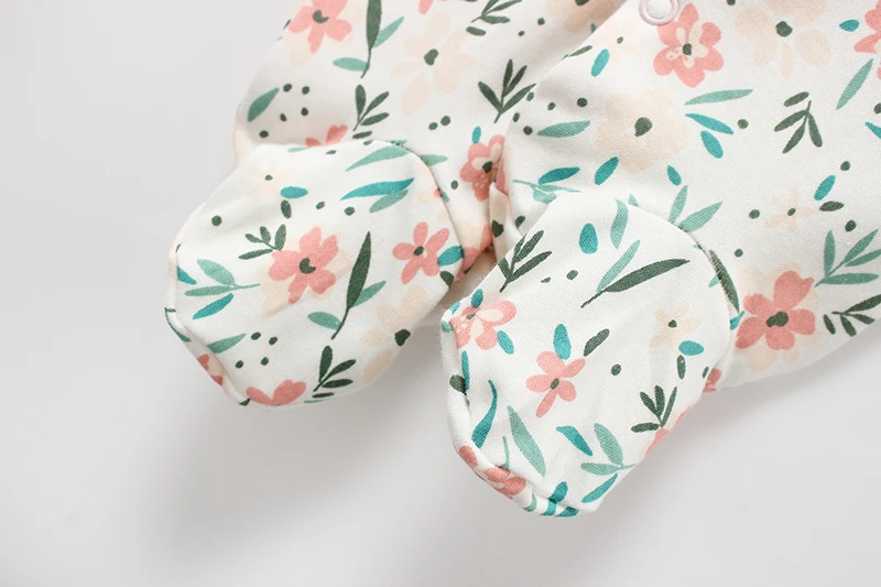 Macacão de Bebê Macacão de Algodão dos Desenhos Conjunto de Pijamas Roupas de Bebê da Menina do Bebê Recém-nascido Dormirsuit Animados Menino Macacão 3 Pçs 0-12m 17 Mamãe e Bebê