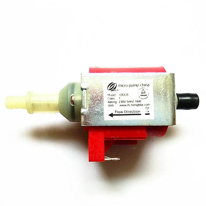 

Coffee machine pump model 33DCB-F Voltage 230V-50Hz Power 16W