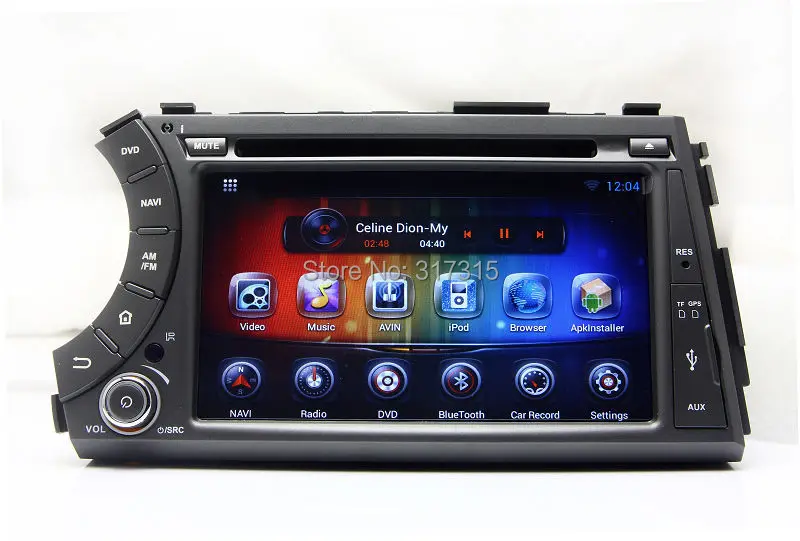 Автомагнитола для Ssangyong Kyron Actyon Android 5 1 DVD плеер с GPS навигацией ТВ BT USB AUX DVR OBD аудио