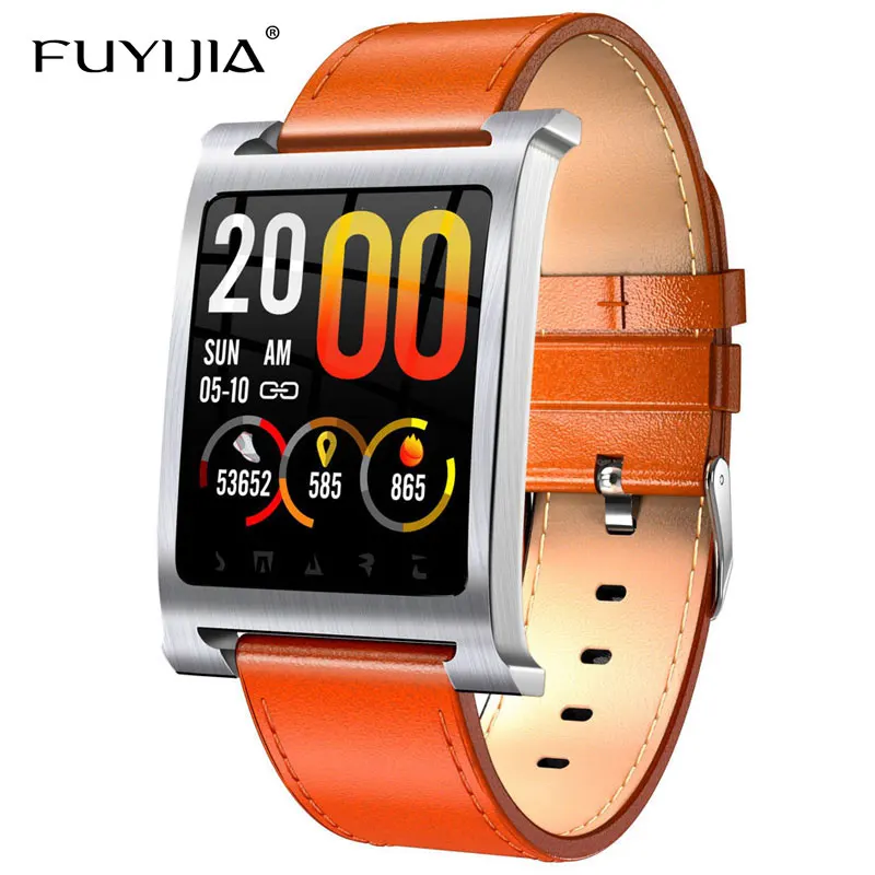 

2019 New 1.3 Inch 3D Arc Color Screen IP68 Waterproof Smart Watch Men GPS Sports Watches Male Heart Rate Monitoring Clock Steel