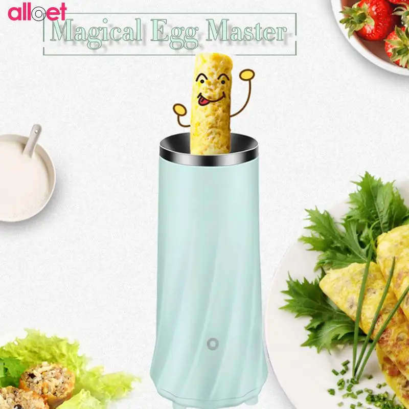 

Automatic Electric Mini Egg Roll Maker Omelette Breakfast Kitchen Cooling Egg Cooker Master boiled with EU plug Automastic House