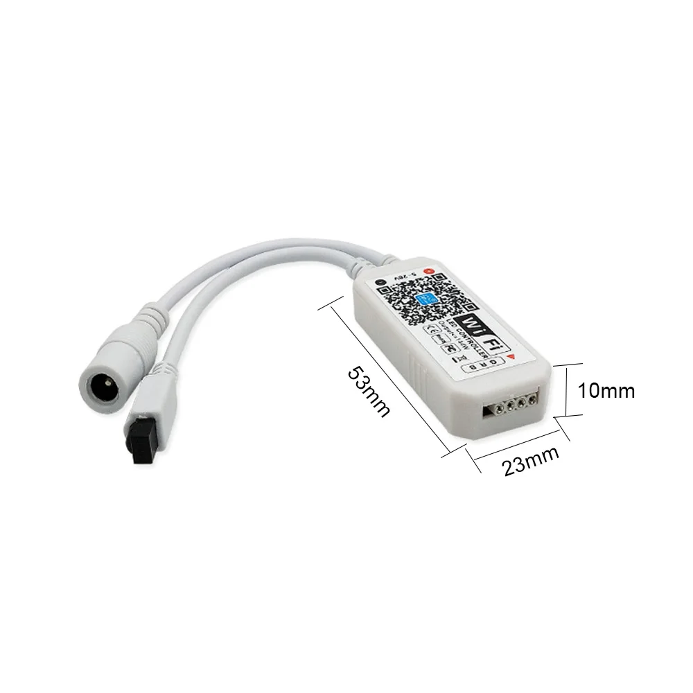 DC5-28V Мини wifi Bluetooth RGB/RGBW Led контроллер Диммер Amazon Alexa Google домашний телефон для полосы светильник