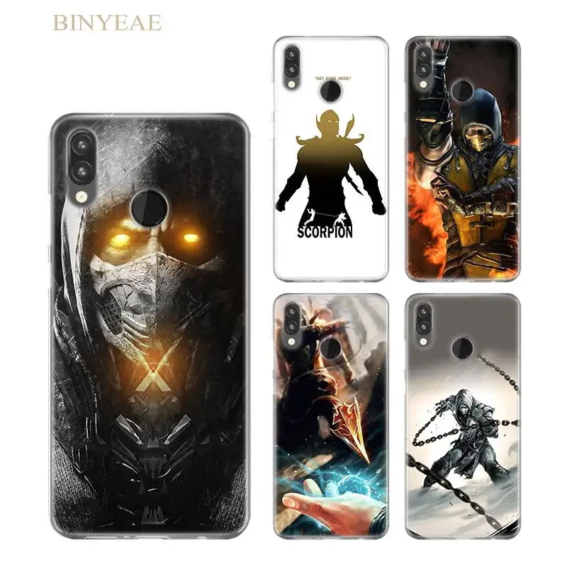 

Scorpion Mortal Kombat Case for Huawei P20 P smart P8 P9 lite 2017 P10 lite Pro P9 lite Mini Soft Silicone TPU Cover Phone Shell
