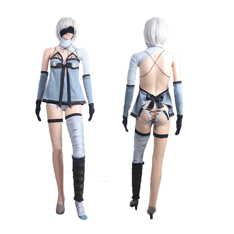 Костюм для косплея NieR Automata 2b DLC новая версия YoRHa № 2 тип B 2B полный комплект|costume