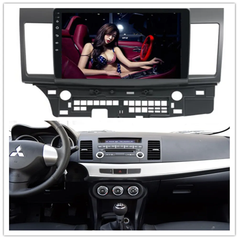 Sale ZOYOSKII Android 10.1 inch car gps multimedia radio bluetooth navigation player for Mitsubishi Lancer 2007-2017 1