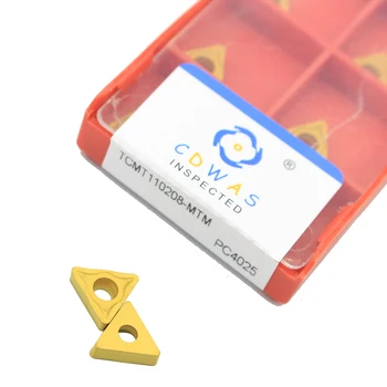 

High quality TCMT110208 MTM PC4025 Internal Turning tool Tungsten carbide insert CNC Lathe cutter tool TCMT110208 for steel