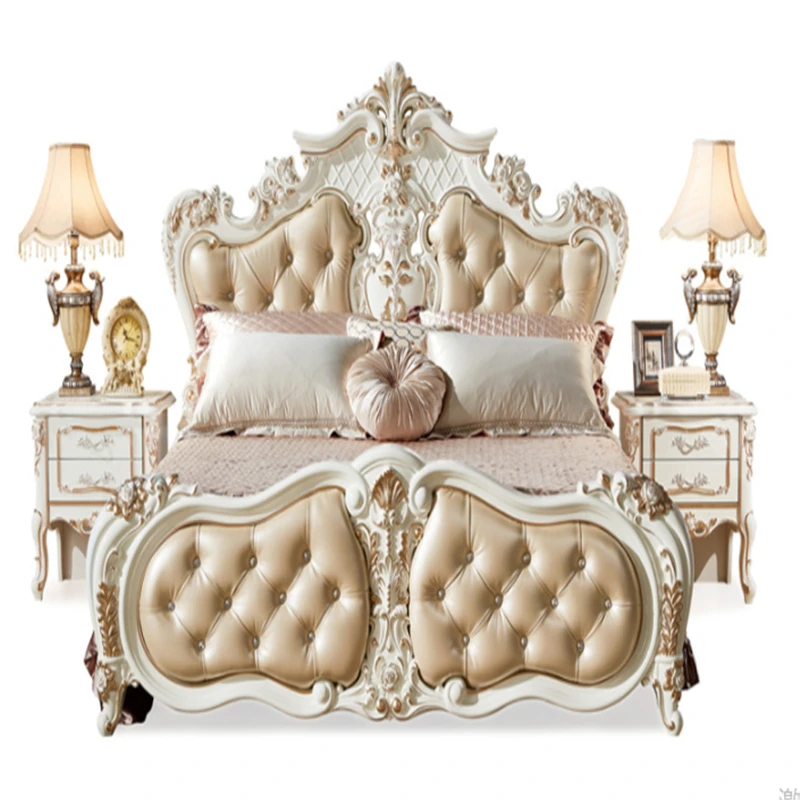 

American modern style royal furniture antique king size bedroom sets