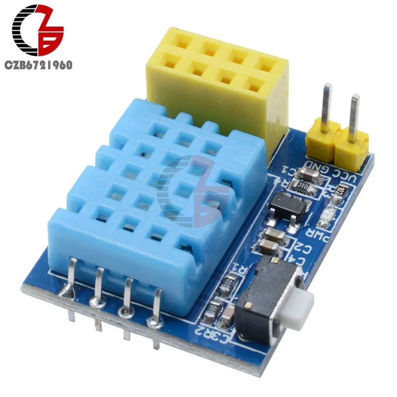 

ESP8266 ESP-01 ESP-01S DHT11 Temperature Humidity Sensor Module Moisture Temperature Wifi Control Switch for Smart Home IOT