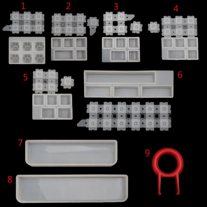 

Mechanical Gaming Keyboard Mold Computer PC Gamer Pet Paw keycaps Silicone Molds
